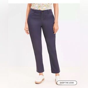 LOFT Monroe slim gray Pants